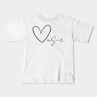 Love music Kids T-Shirt